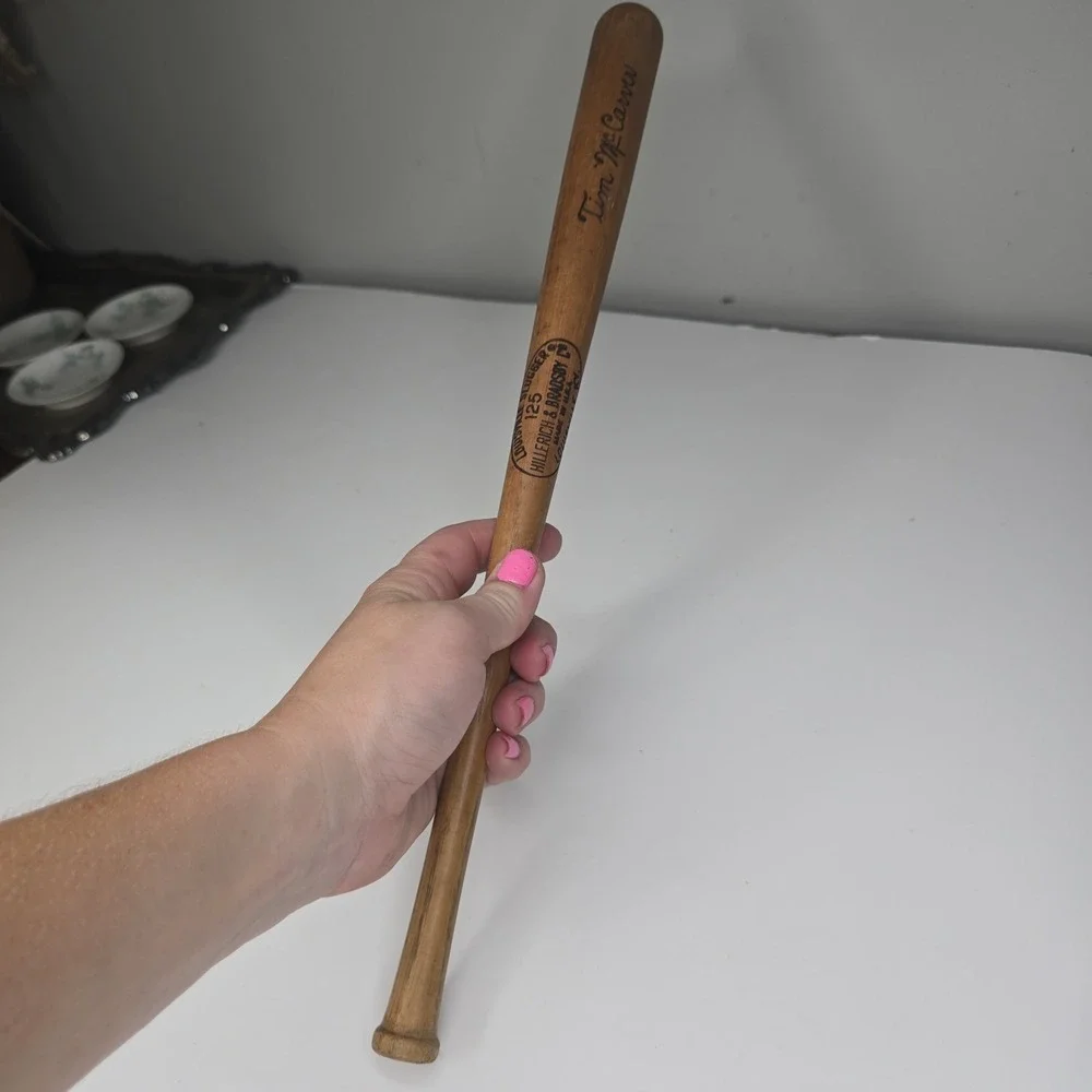 Louisville Slugger Cardinals Phillies Mini Baseball Bat Tim McCarver MLB RARE